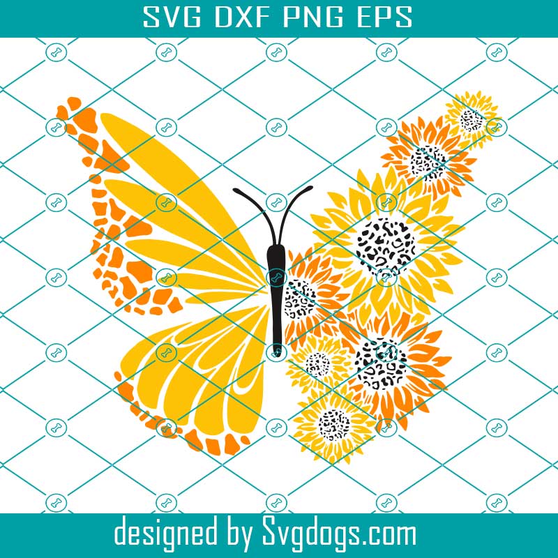 Free Free 85 Butterfly Half Sunflower Svg Free SVG PNG EPS DXF File