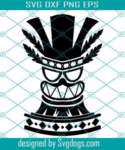 Tiki Mug Svg, Tiki Gift Svg, Tiki Svg, Tiki Stamp Svg, Tribal Tiki Heads Svg