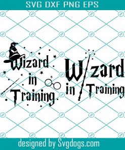 Wizard In Training Svg, Harry Potter Svg, Magic Svg