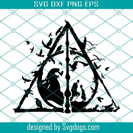 Deathly Hallows Svg, Harry Potter Svg, Deathly Hallows Svg