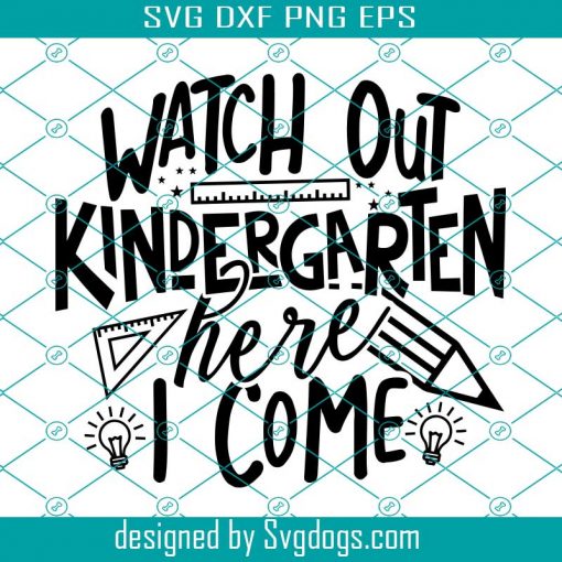 1st Day Kindergarten Svg, Hello Kindergarten Svg, Back To School Svg, Kindergarten Svg, Class of 2032 Svg