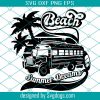 The Beach California Svg, Summer Svg, Beach Svg, Chevrolet Retro Car Logo Svg, Vacation Svg