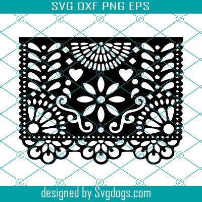 Papel Picado Digital Svg, Mexico Banner Svg, Birthday Decoration Svg ...