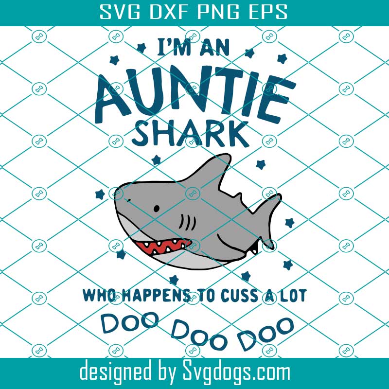 Free Free 205 Auntie Shark Svg SVG PNG EPS DXF File