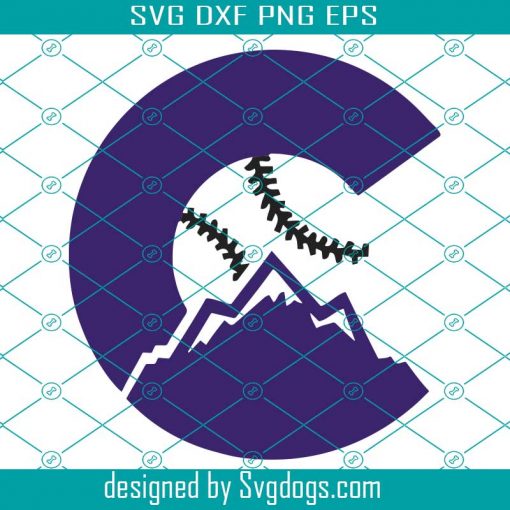 Colorado Rockies Logo Svg, Sport Svg, Baseball Svg, MLB Svg, MLB Logo Svg, Mountain Icon Svg, C Svg