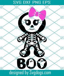 Halloween Baby Skeleton Girl Halloween Ghost Skeleton Pumpkin halloween Skeleton Svg, Halloween Girl  Svg