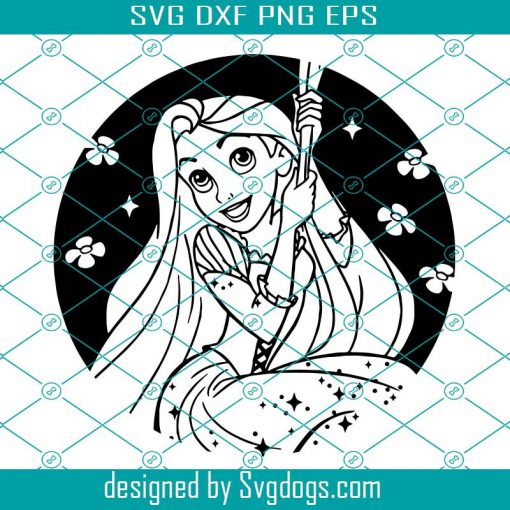 Rapunzel Svg, Tangled Svg, Disney Princess Svg