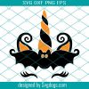 Halloween Pumpkin Mouse Head My 1st Halloween Ghost Skeleton Pumpkin Halloween Unicorn Svg, Halloween Pumpkin Mouse Svg