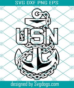 US Navy Anchor Svg, US Navy Chief Anchor Svg, USA Svg, Us Military Logo ...