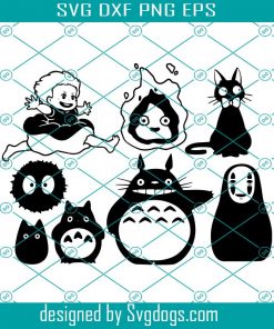 Studio Ghibli Bundle Svg, Disney Svg, Cat Svg, Halloween Svg