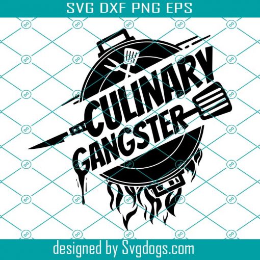 Culinary Gangster Svg, Culinary Svg, Chef Svg , Knives Chef Svg, Cooking Svg, Chef Art Svg