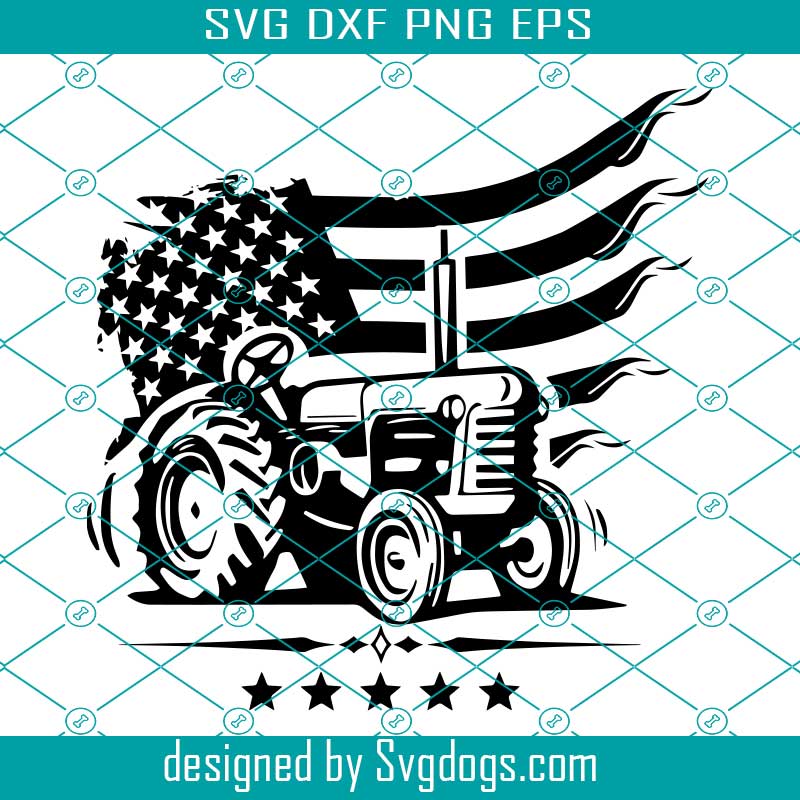 Download Usa Farm Tractor Svg American Flag Patriotic Usa Farm Tractor Svg Us Farmer Svg Tractor Svg For 4th Of July Svg Svgdogs