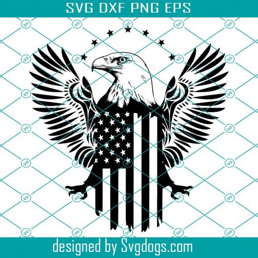 American Flag Eagle Svg, Eagle Svg, American Pride Svg, Flag And Eagle Svg, 4th Of July Svg