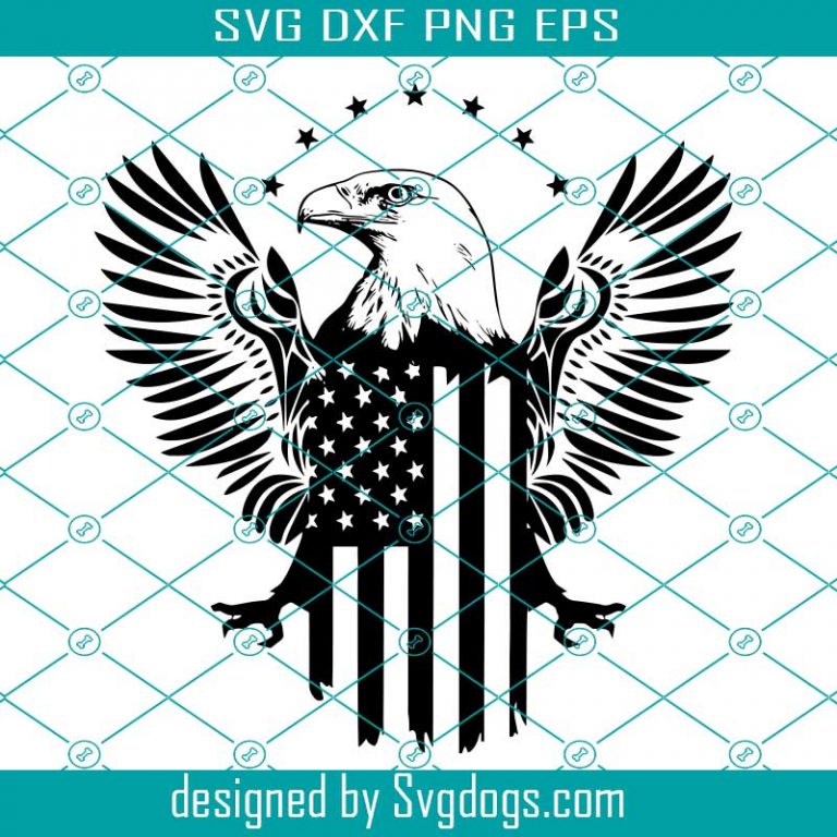 American Flag Eagle Svg, Eagle Svg, American Pride Svg