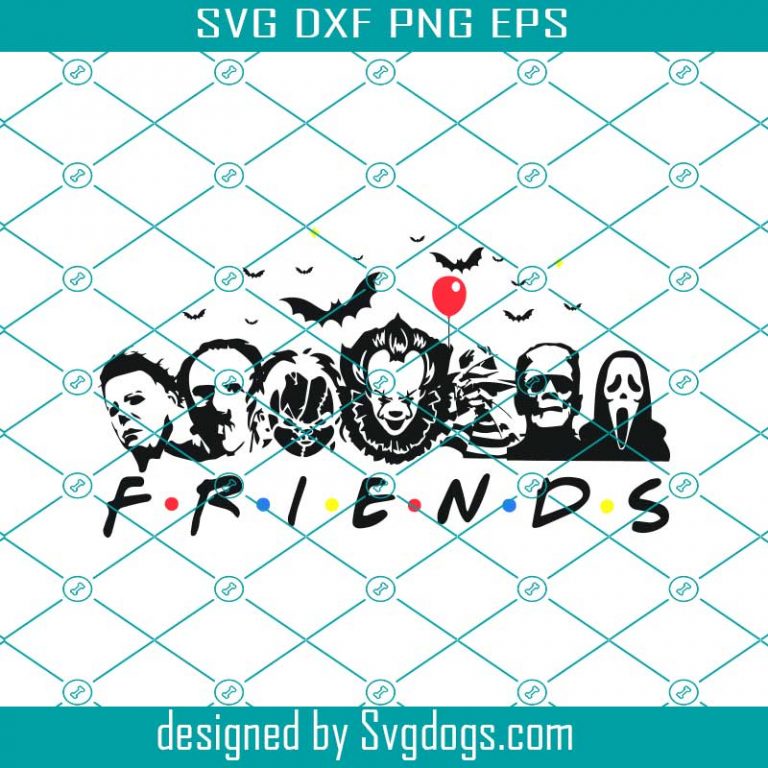 Halloween Friends Svg, Michael Myers Svg, Scary Friends Png, Horror ...