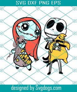 Cricut Halloween Jack Skellington Svg, Sally Svg, Oogie boogie Svg, Nightmare Before Christmas Svg, Jack Skellington & Sally Love Svg