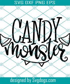 Candy Monster Svg, Kids Halloween Svg, Boy Halloween Shirt Svg File, Candy Svg, Funny Children Svg