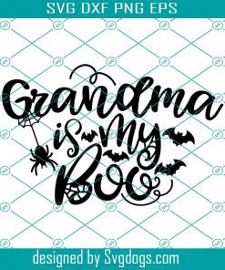 Grandma Is My Boo Svg, Kids Halloween Svg, Cute Boy Girl Halloween Shirt Svg