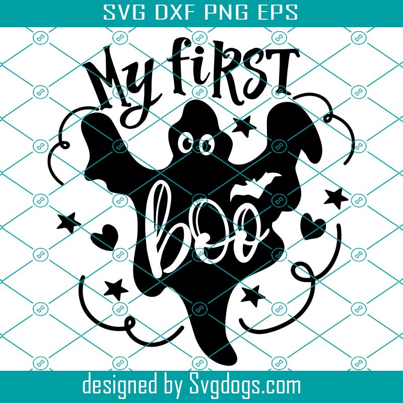 My First Boo Svg, My First Boo Svg, Ghost Svg, Halloween Svg, Halloween