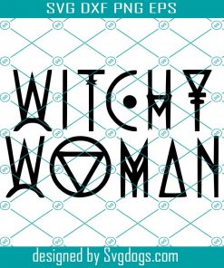 Witchy Woman Svg, Witches Svg, Witch Vibes Svg, Witch Font Svg , Halloween Shirt Tumbler Sticker Design Svg