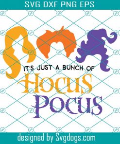 It Is Just A Bunch Of Hocus Pocus Friend Svg, Halloween Svg, Hocus Pocus Svg, Friends Svg