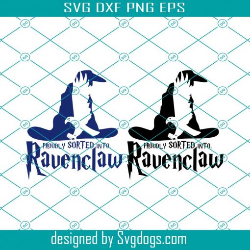 Ravenclaw Sorting Hat Bundle Svg, Witch Hat Svg, Mage Hat Svg, Harry Potter Vector Hat Outline Svg