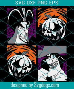 Beautiful Disney Halloween Villains Svg, Pumpkin Svg, Halloween Costume Svg, Halloween Svg