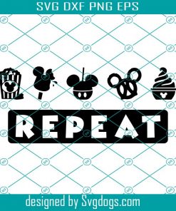 Disney World Snack Svg, Mickey Food Svg, Tasty Treat Svg, Disney Dessert Svg