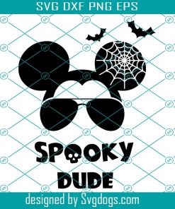 Disney Halloween Dude Svg, For Boys Svg, Mickey Head Svg, Disney Svg