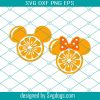 Mickey Minnie Head Watermelon Svg, Summer Fruits Svg, Disney Svg