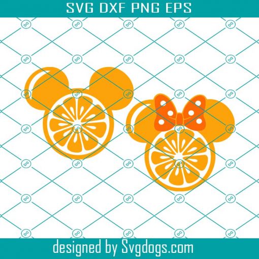 Mickey Minnie Oranges Svg Fruits, Candy Svg, Bundle Svg, Disney Svg