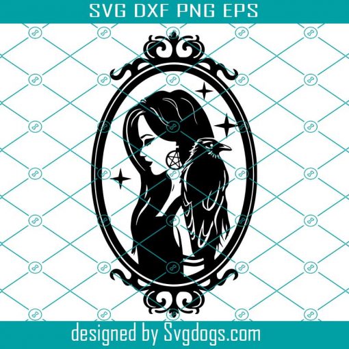 Gothic Svg, Pagan Svg, Raven Svg, Bird Svg, Witch Svg, Goth Svg