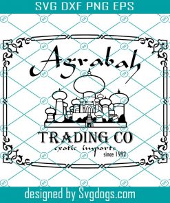 Disney Aladdin Inspired Agrabah Trading Co Svg, Disney Svg