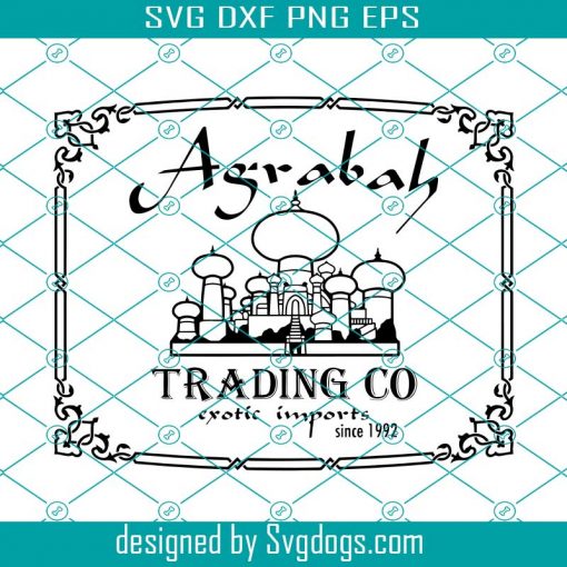 Disney Aladdin Inspired Agrabah Trading Co Svg, Disney Svg