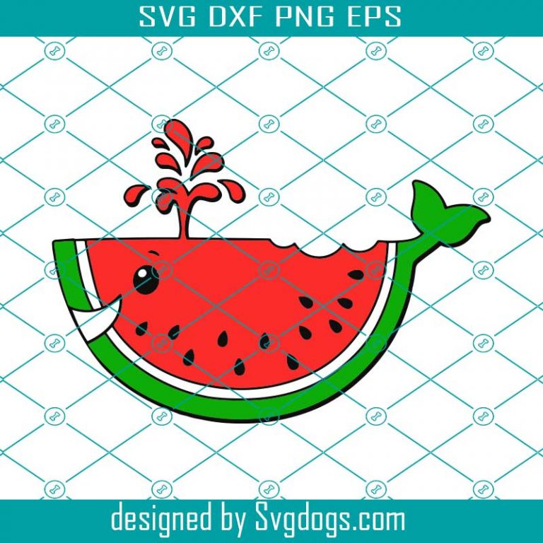 Download Watermelon Svg, Watermelon Whale Svg, Summer Watermelon Svg - SVGDOGS