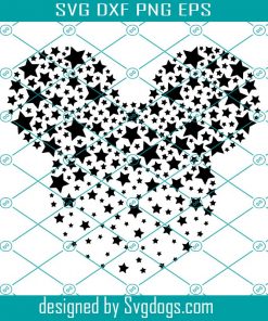 Stars Svg, Gradient Svg, Boy Mouse Ears Svg, Star Kids Svg
