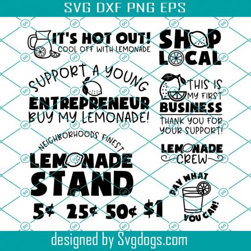 Lemonade Bundle Svg, Lemonade Svg,  Bundle Svg, Drink Svg, Trending Svg