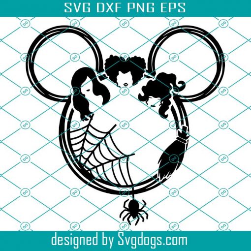 Mickey Mouse Svg, Sanderson Sisters Svg, Hocus Pocus Svg, Candy Svg, Halloween Mickey Ears Boo Quote Svg