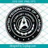 United Federation Of Planets Starfleet Command Svg, Star Trek Svg, Star Trek Science Fiction Movie Svg, Star Trek Svg