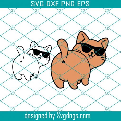 Cat Svg, Cat Butt Svg, Funny Cat Svg, Cat Svg Bundle