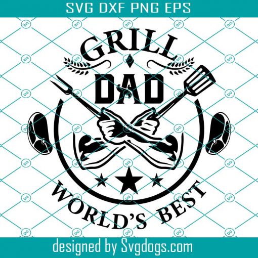 Grill Dad Worlds Best Svg, Funny BBQ Svg, Fathers Day Svg, Funny Svg