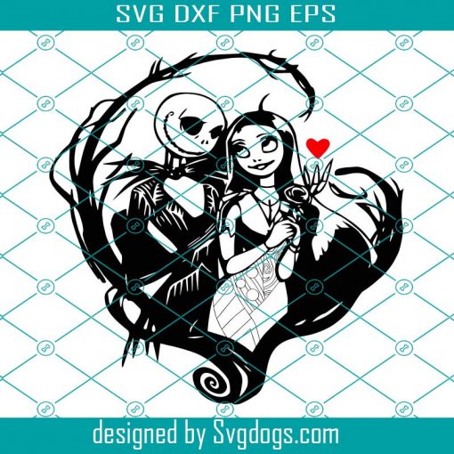 Jack Skellington And Sally Svg, Jack Skellington Svg, Sally Svg ...