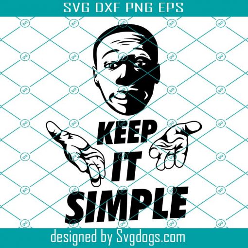 Keep It Simple Svg, Khaby Lame Tik Tok Svg, Tik Tok Svg, Skull Svg