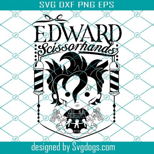 Edward Schissorhands Svg, Chibi Svg, Johnny Depp Svg, Movie Svg