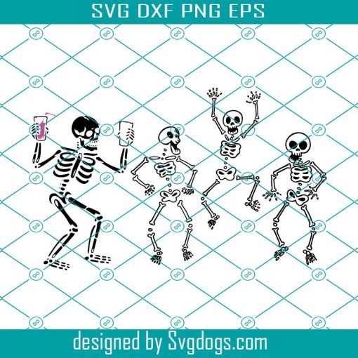 Dancing Skeletons Svg, Skeleton Funny Dance Svg, Skeleton Svg, Halloween Skeleton Flossing Svg, Halloween Svg