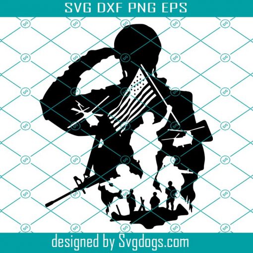 US Soldier Svg File, Military Svg, Veteran Soldier Svg, US Flag Svg, Soldier Cut File Svg, Military Svg