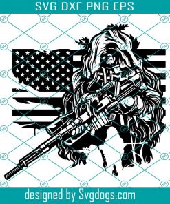US Sniper Svg Files, Sniper Svg, Sniper Rifle Svg, US Soldier Svg, Military Svg, Sniper Rifle Cut File Svg, Sniper Svg, Sniper Cut File Svg