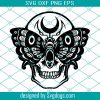 Skull Butterfly Svg File, Butterfly Svg, Skull Svg, Butterfly Skull Svg, Skull Butterfly Shirt Svg, Skull Clipart Svg