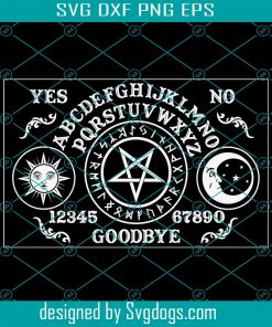 Ouija Board Svg Files, Spirit Board Spiritual Svg, Trending Svg