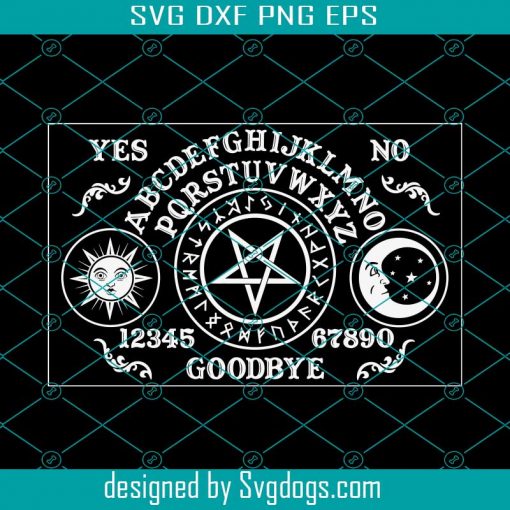 Ouija Board Svg Files, Spirit Board Spiritual Svg, Trending Svg